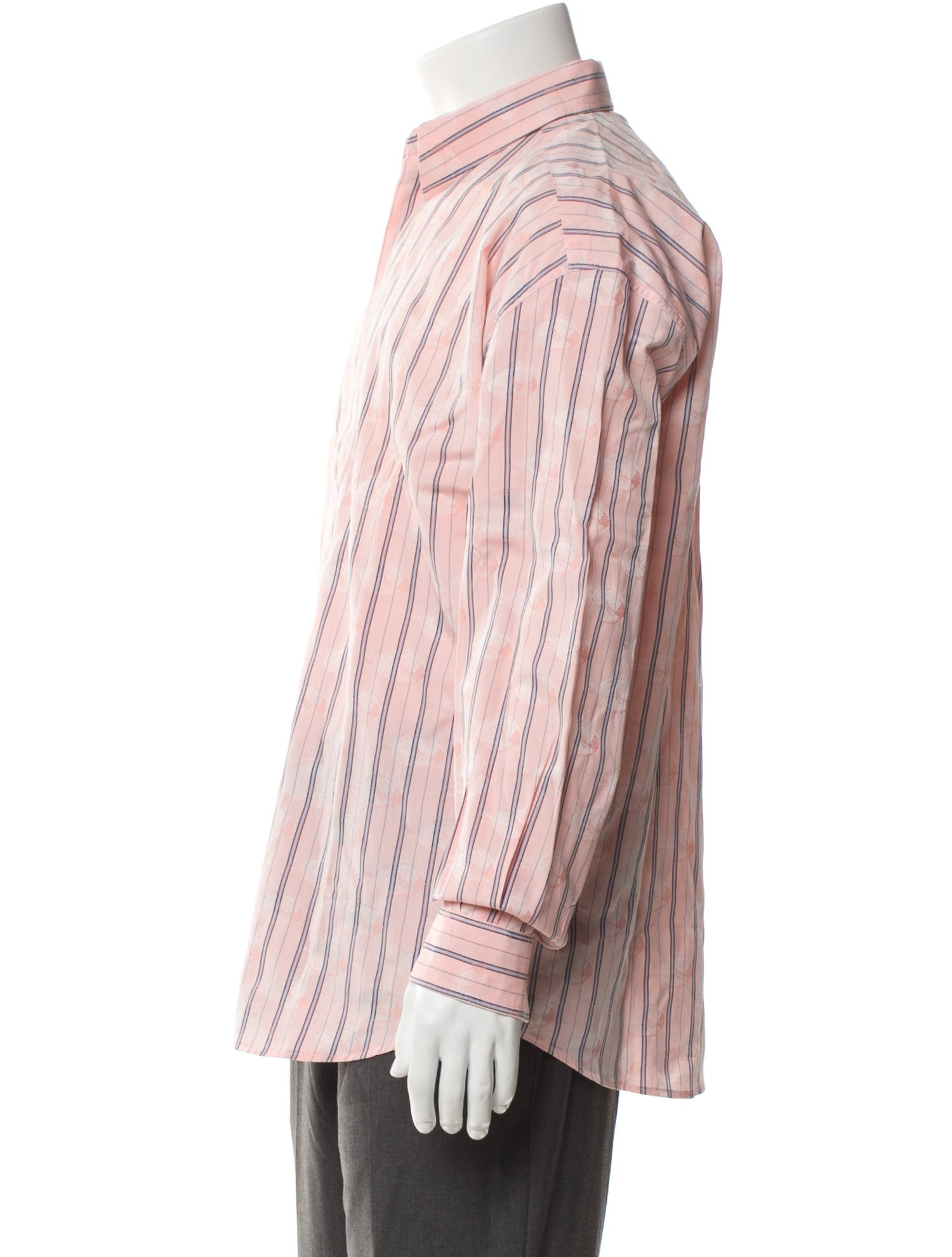 Gianni Versace Striped Long Sleeve Shirt