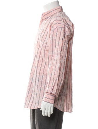 Gianni Versace Striped Long Sleeve Shirt