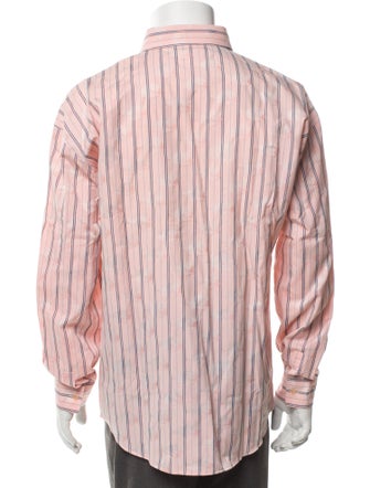 Gianni Versace Striped Long Sleeve Shirt