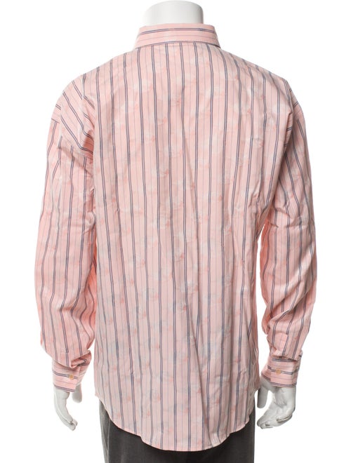 Gianni Versace Striped Long Sleeve Shirt