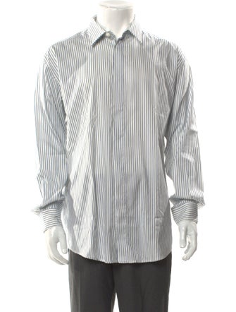 Gianni Versace Striped Long Sleeve Shirt