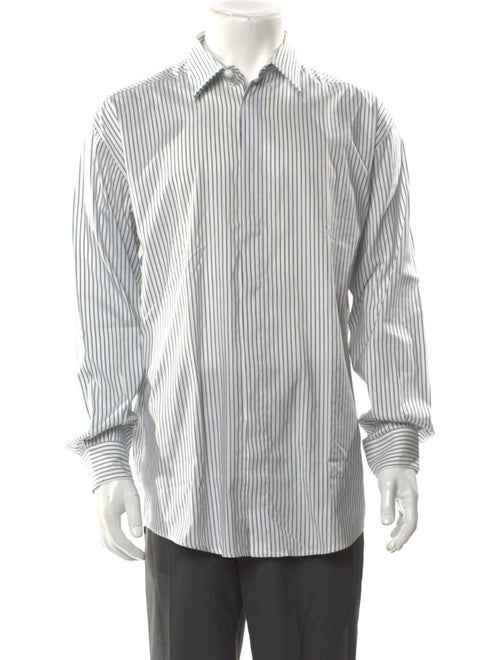Gianni Versace Striped Long Sleeve Shirt