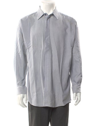 Gianni Versace Striped Long Sleeve Shirt
