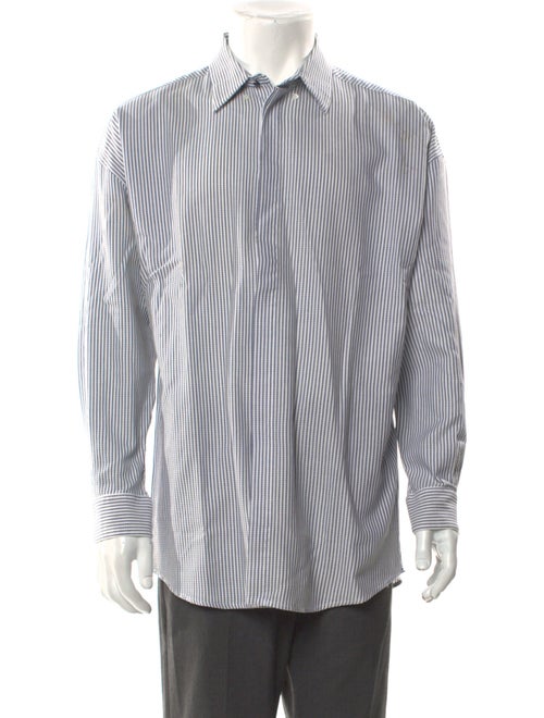 Gianni Versace Striped Long Sleeve Shirt