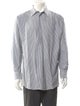 Gianni Versace Striped Long Sleeve Shirt