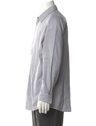 Gianni Versace Striped Long Sleeve Shirt