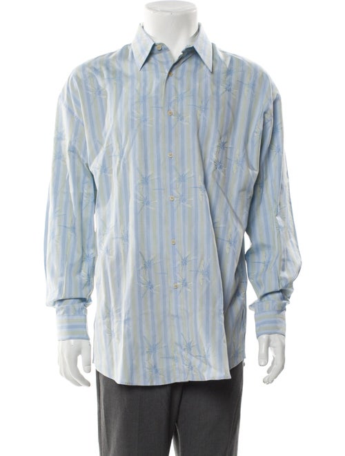 Gianni Versace Striped Long Sleeve Shirt