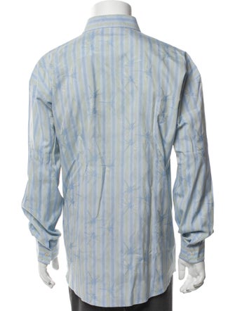 Gianni Versace Striped Long Sleeve Shirt
