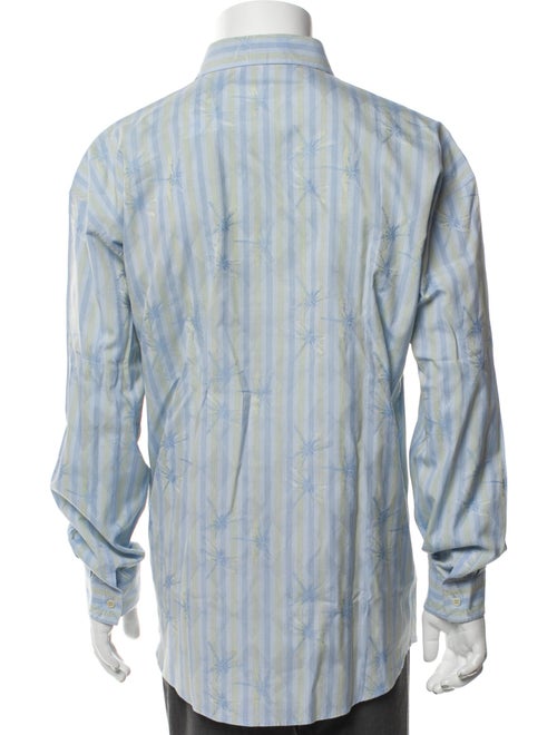 Gianni Versace Striped Long Sleeve Shirt