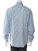 Gianni Versace Printed Long Sleeve Dress Shirt