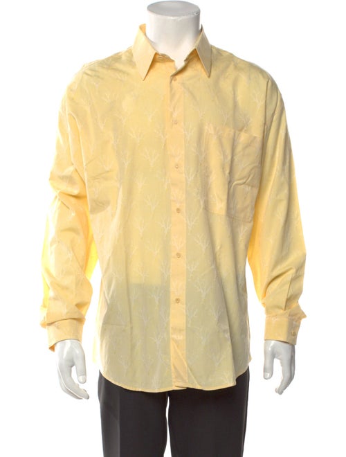 Gianni Versace Printed Long Sleeve Shirt