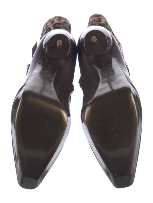 Gianni Versace Medusa Insignia Leather Boots