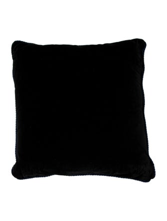 Gianni Versace Silk Medusa Throw Pillow