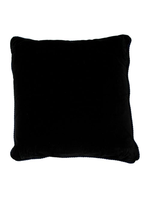 Gianni Versace Silk Medusa Throw Pillow