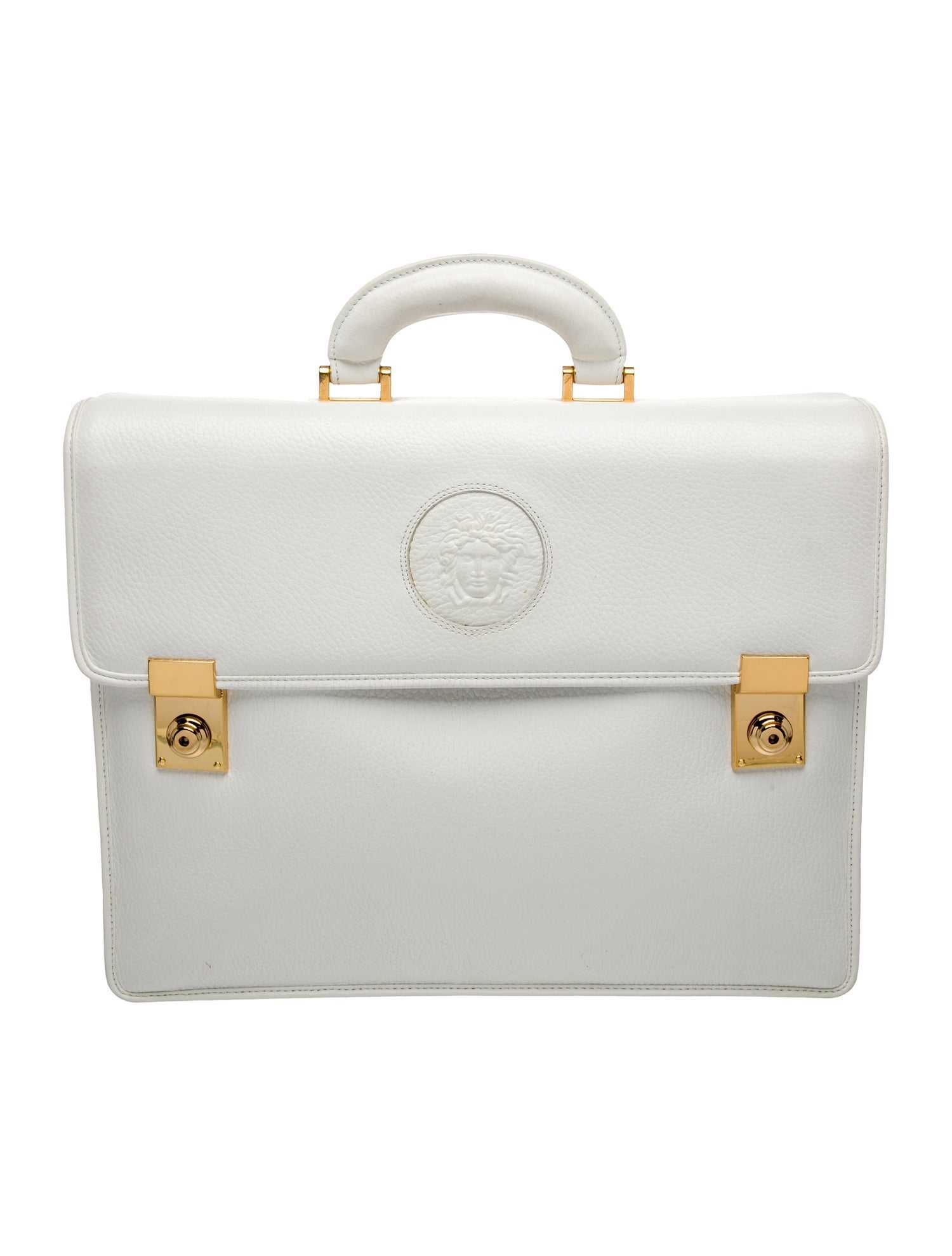Gianni Versace Leather Briefcase