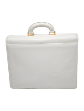 Gianni Versace Leather Briefcase