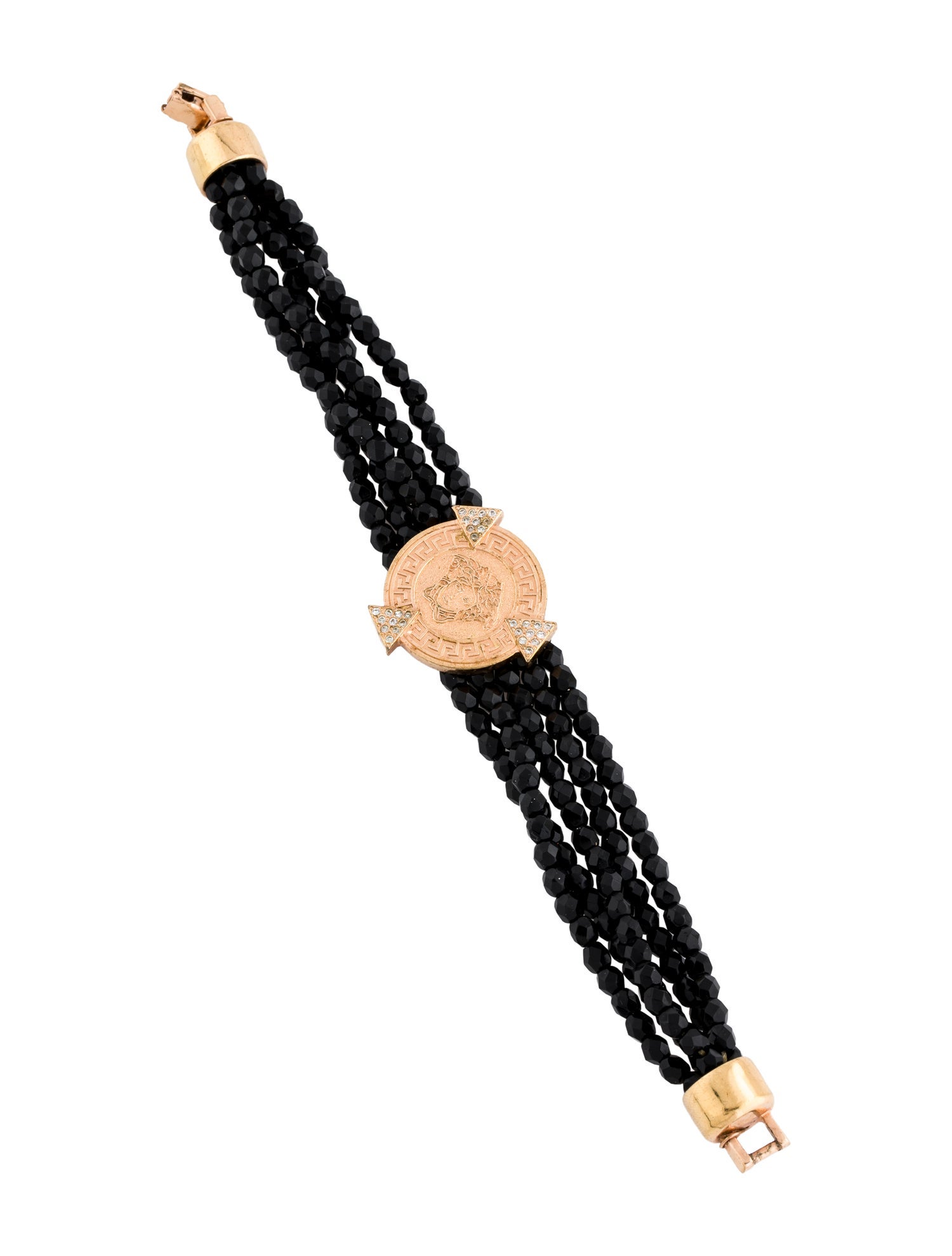 Gianni Versace Vintage Multistrand Beaded Bracelet