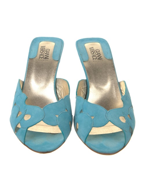 Gianni Versace Suede Mules