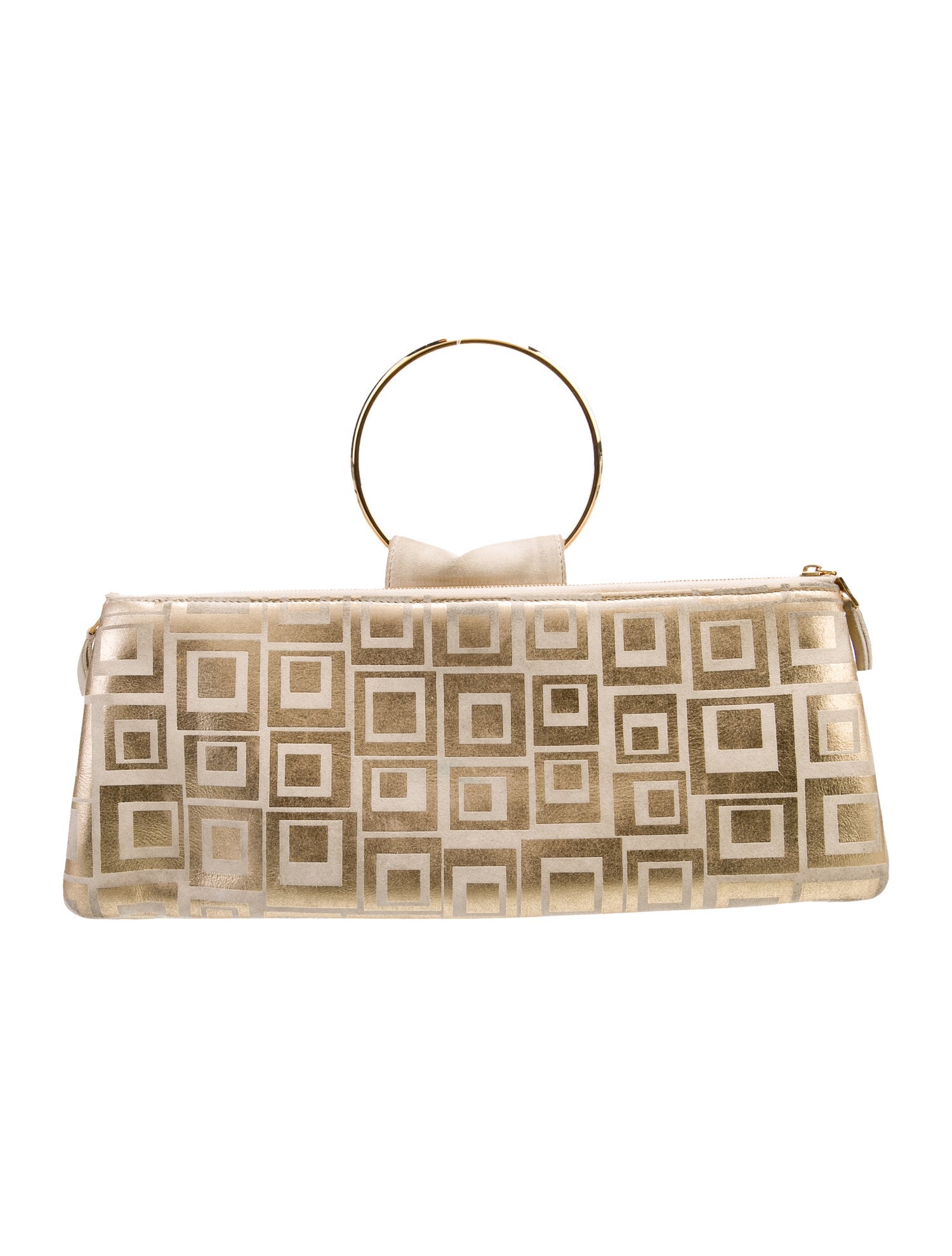 Gianni Versace Suede Top Handle Bag