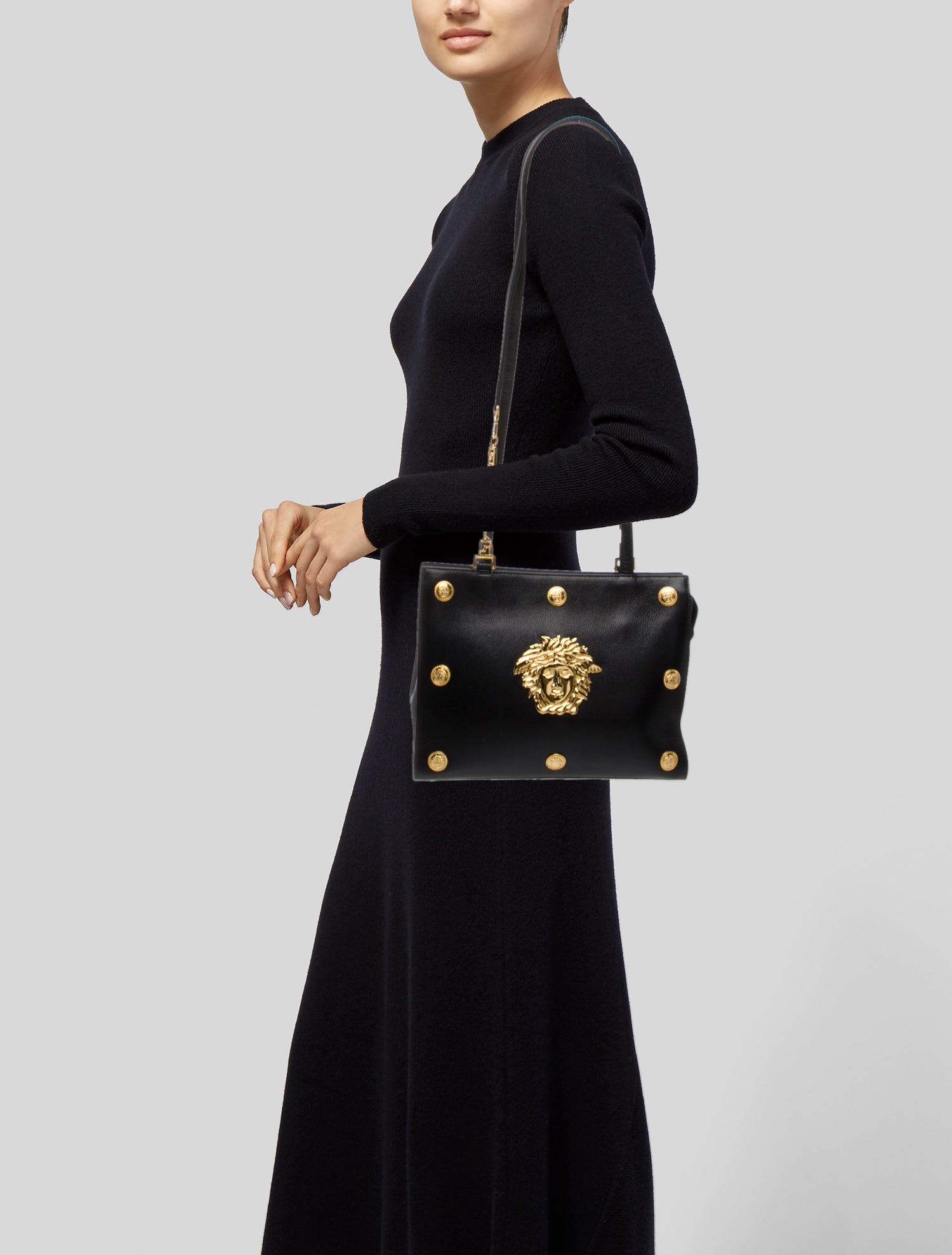 Gianni Versace Medusa Shoulder Bag Vintage