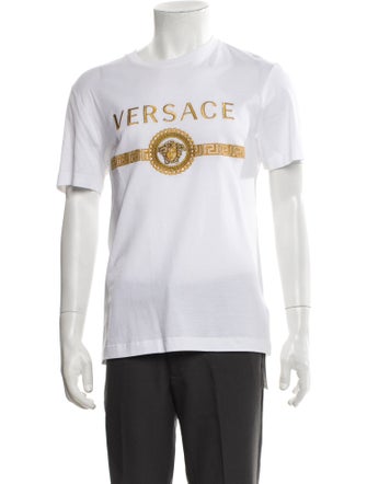 Versace Graphic Print Crew Neck T-Shirt