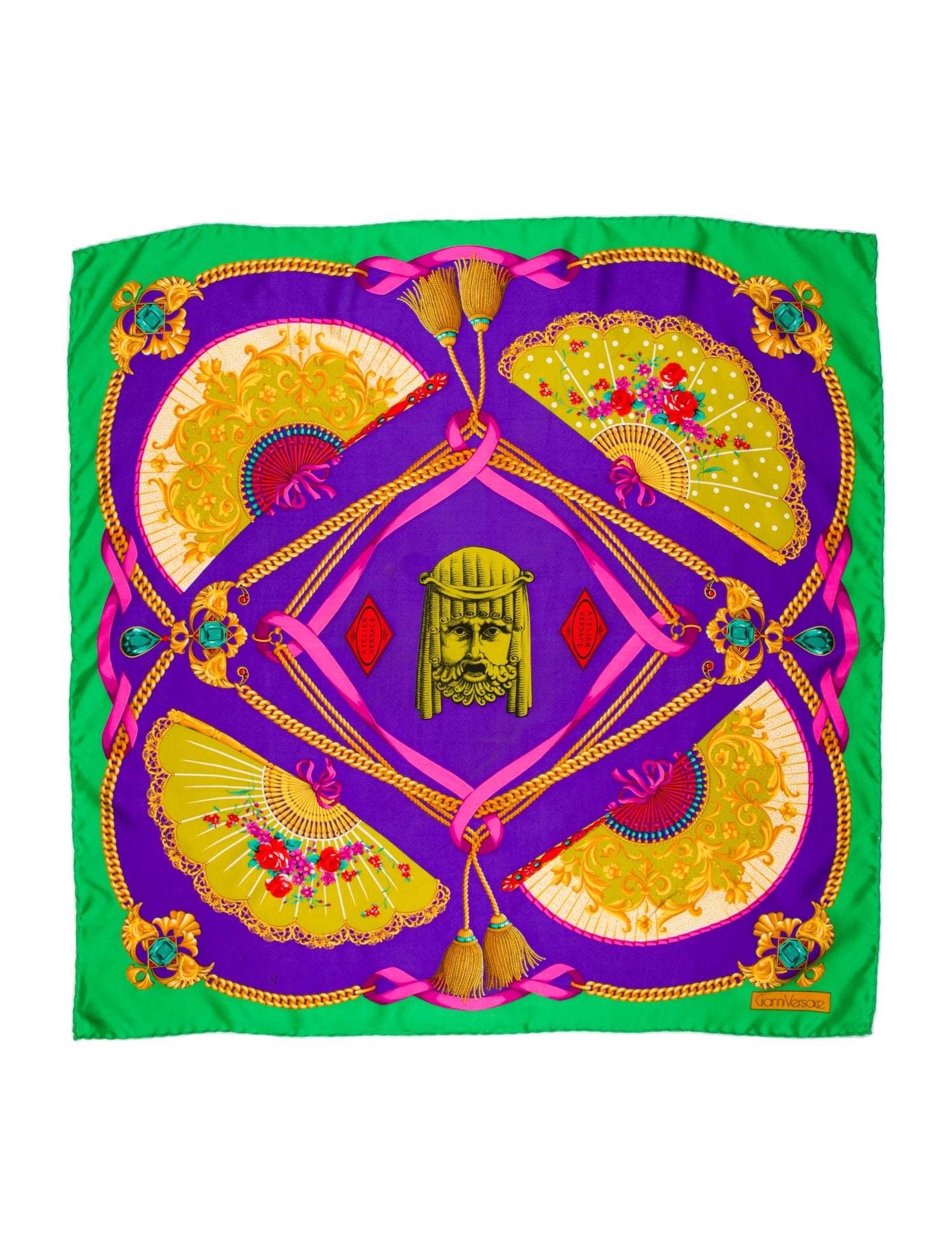 Gianni Versace Silk Printed Scarf