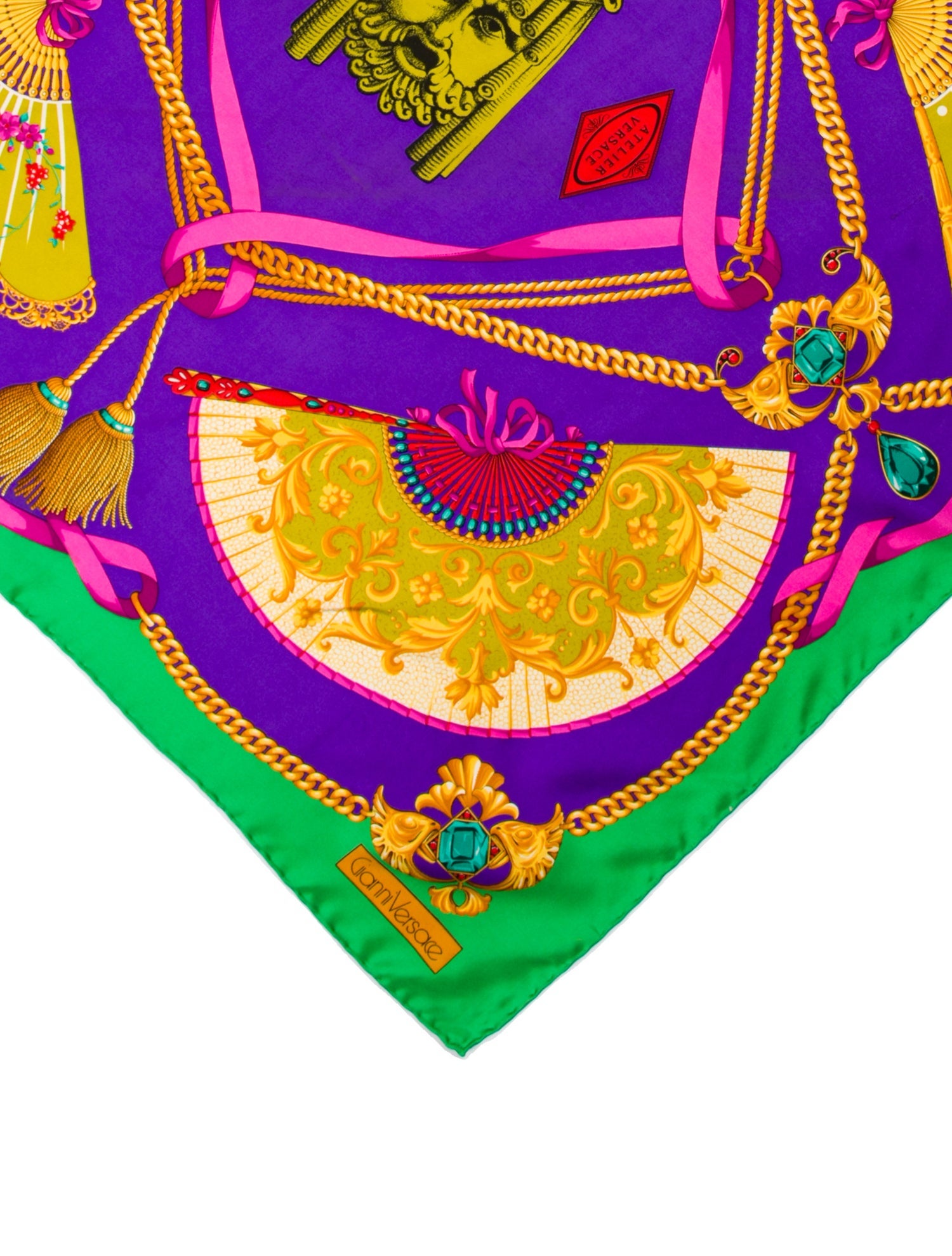 Gianni Versace Silk Printed Scarf