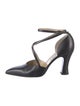 Gianni Versace Leather D'Orsay Pumps