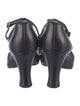 Gianni Versace Leather D'Orsay Pumps