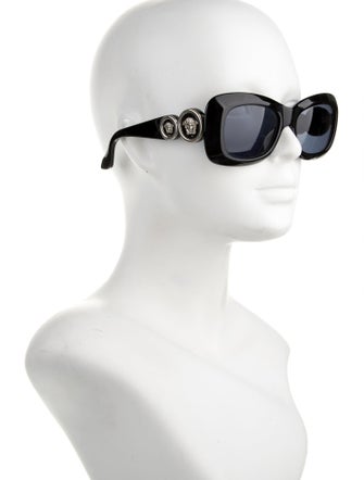 Gianni Versace Medusa Insignia Square Sunglasses