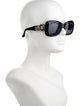 Gianni Versace Medusa Insignia Square Sunglasses