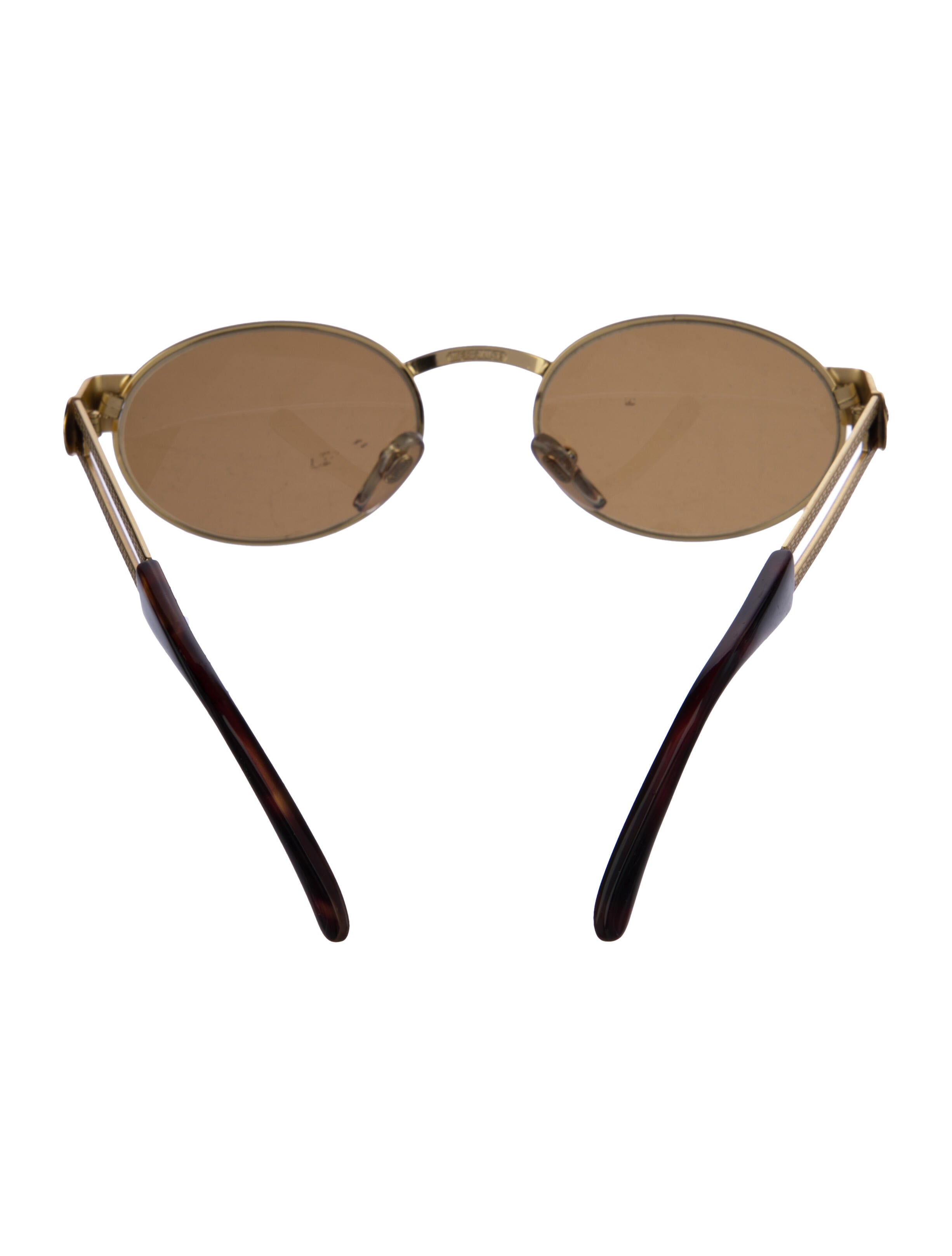 Gianni Versace Medusa Insignia Round Sunglasses