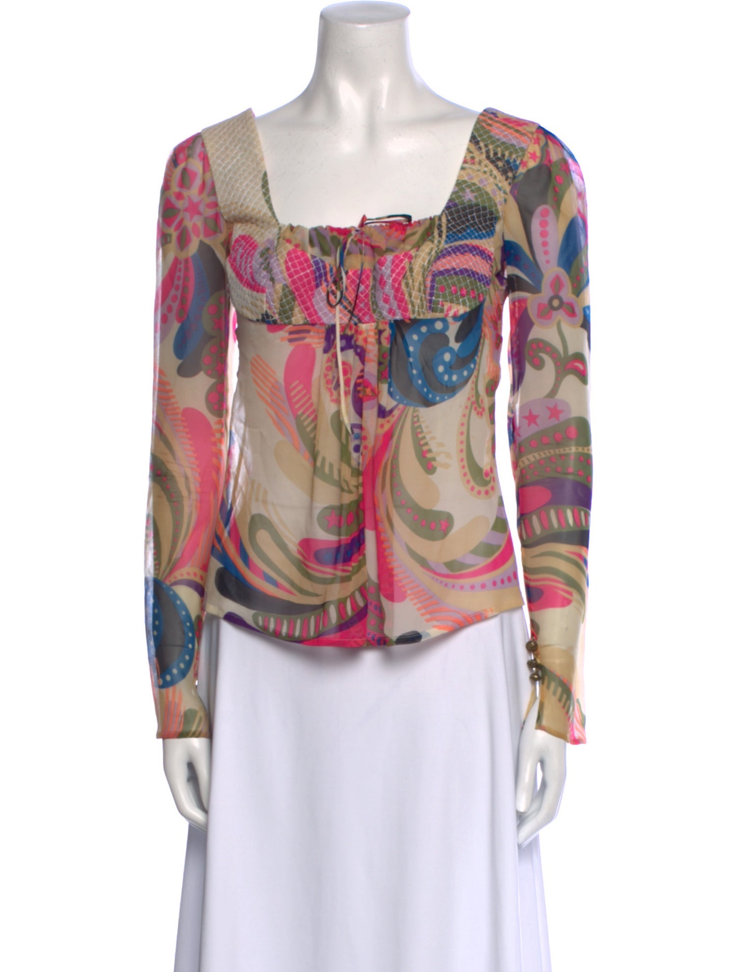 Gianni Versace Vintage 2002 Blouse