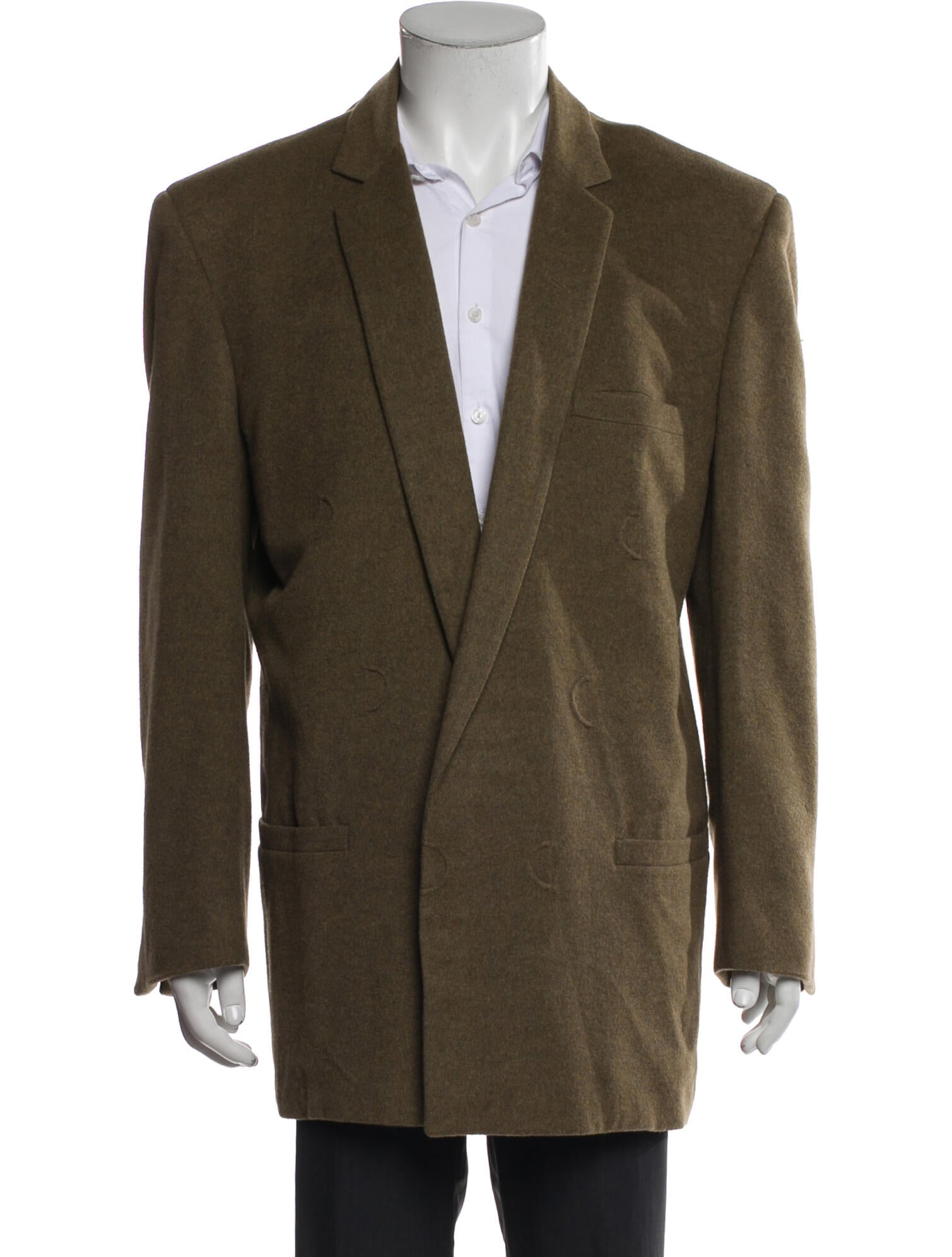 Gianni Versace Vintage Late 1980's - Early 1990's Overcoat