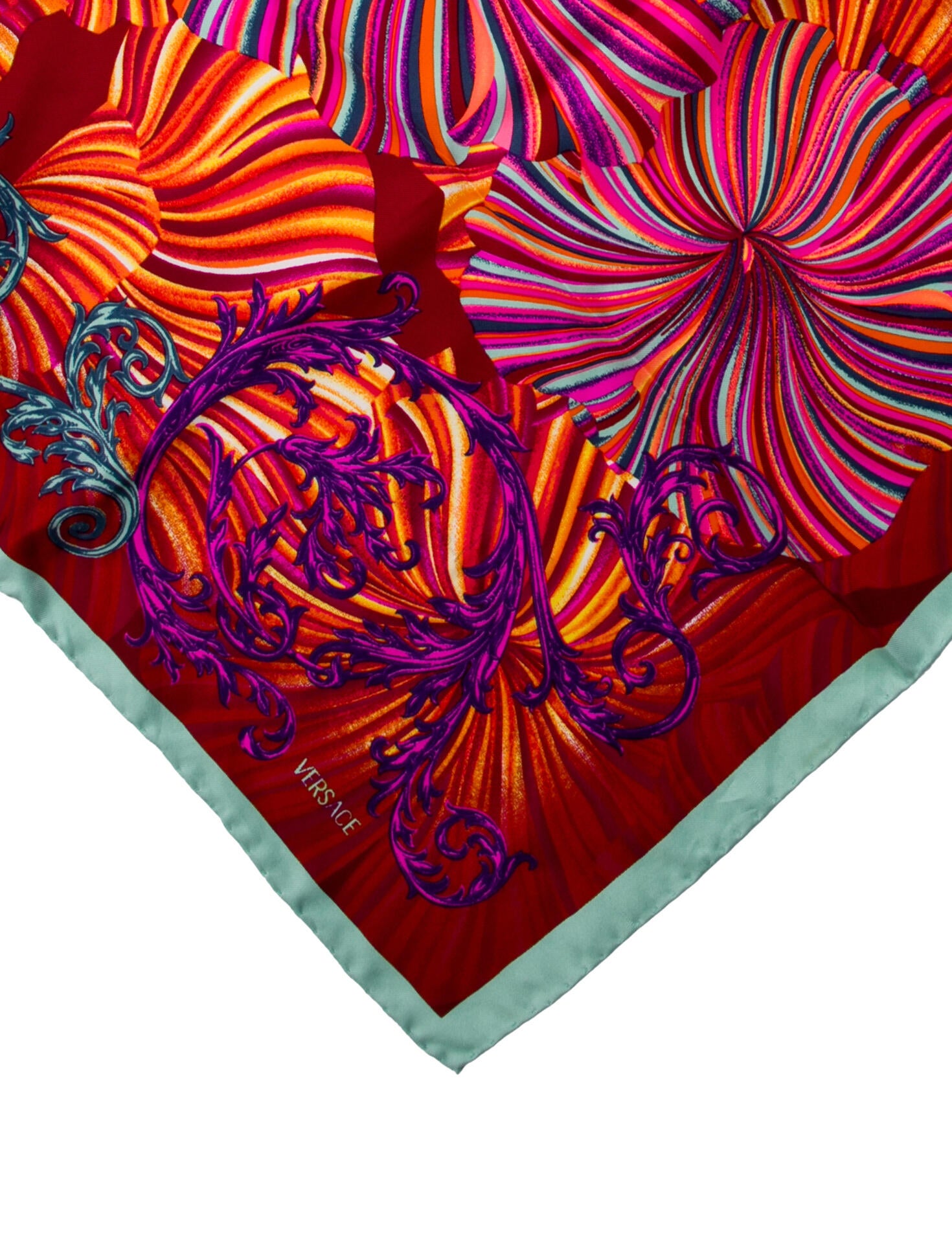 Gianni Versace pattern print pocket square