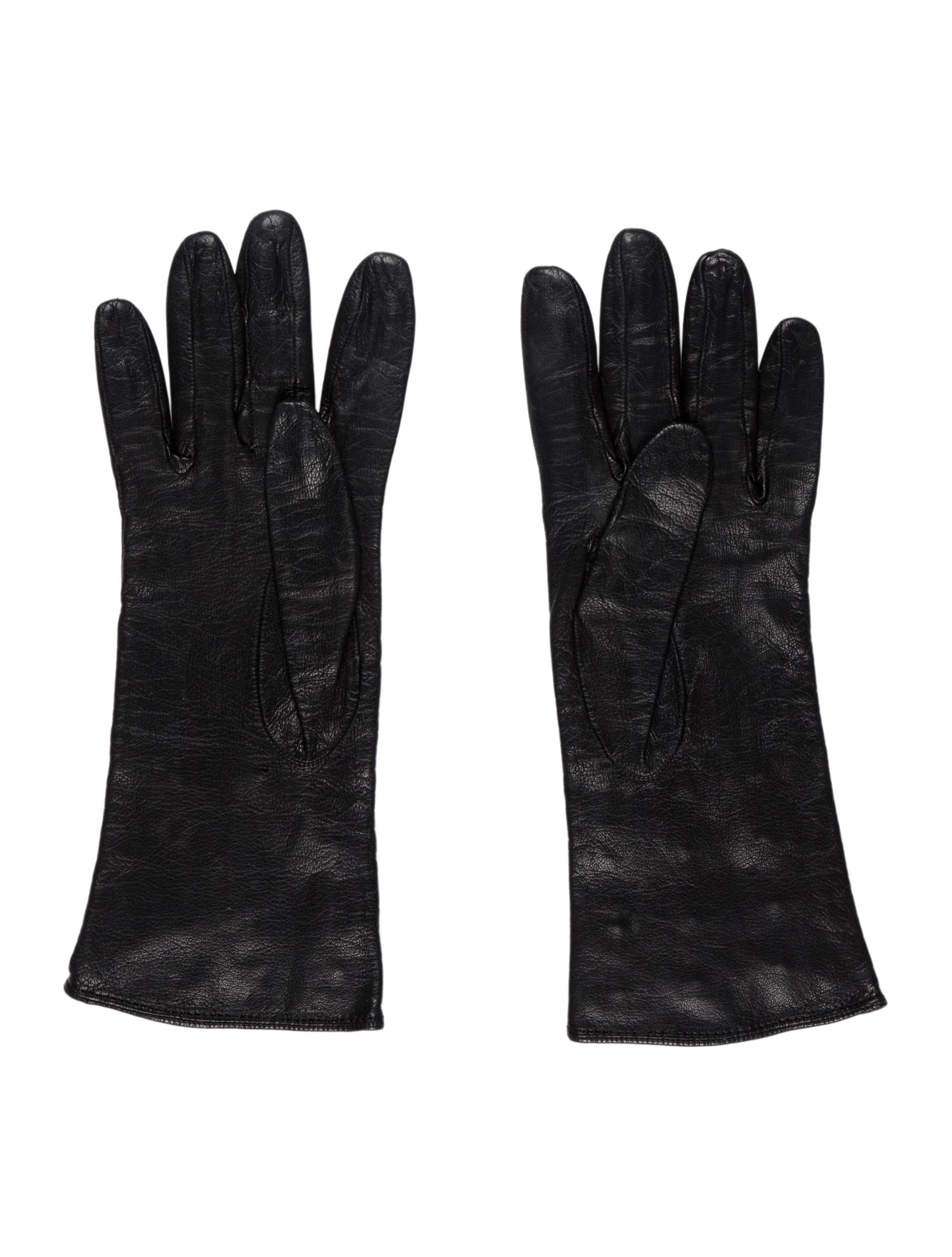 Gianni Versace Leather Winter gloves
