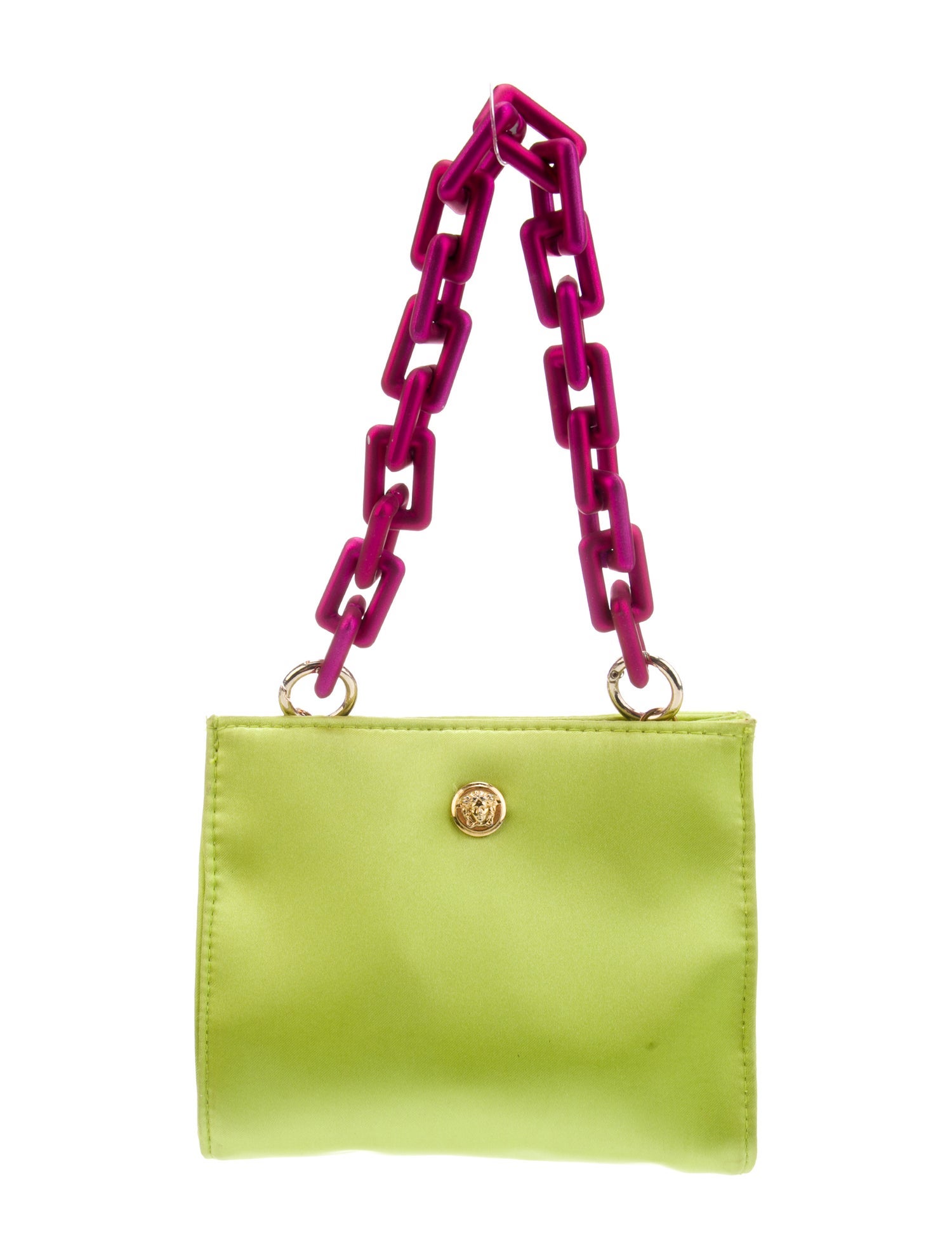 Gianni Versace Satin Top Handle Bag