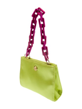 Gianni Versace Satin Top Handle Bag