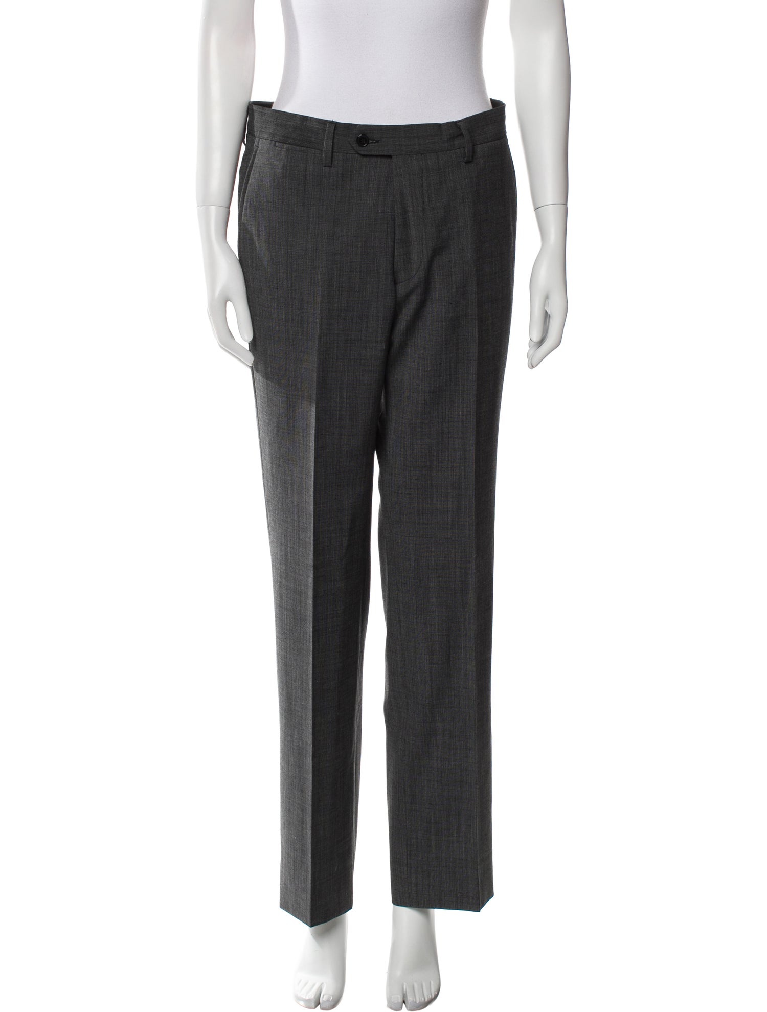 Gianni Versace Wool Wide Leg Pants