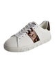Gianni Versace Leather Colorblock Pattern Sneakers