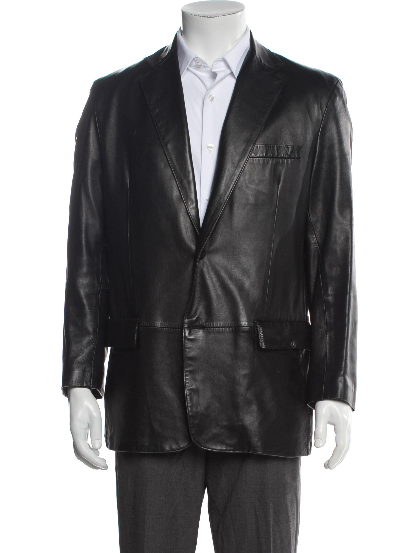 Gianni Versace Vintage Late 1990's - Early 2000's Peacoat
