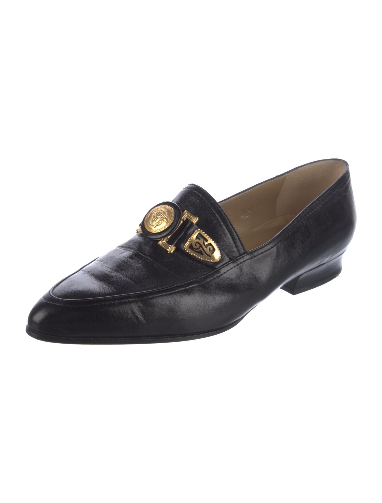 Gianni Versace Leather Loafers