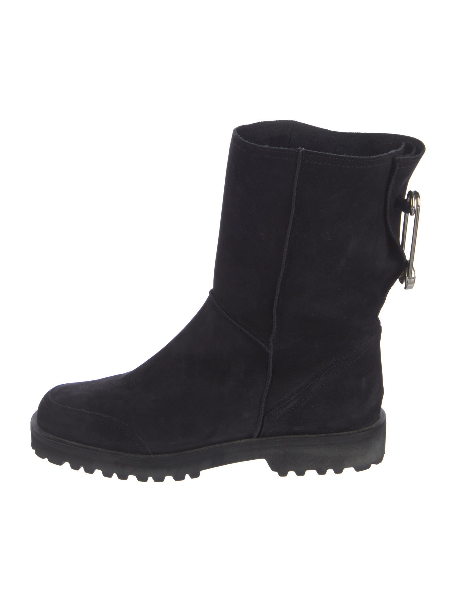 Gianni Versace Suede Combat Boots