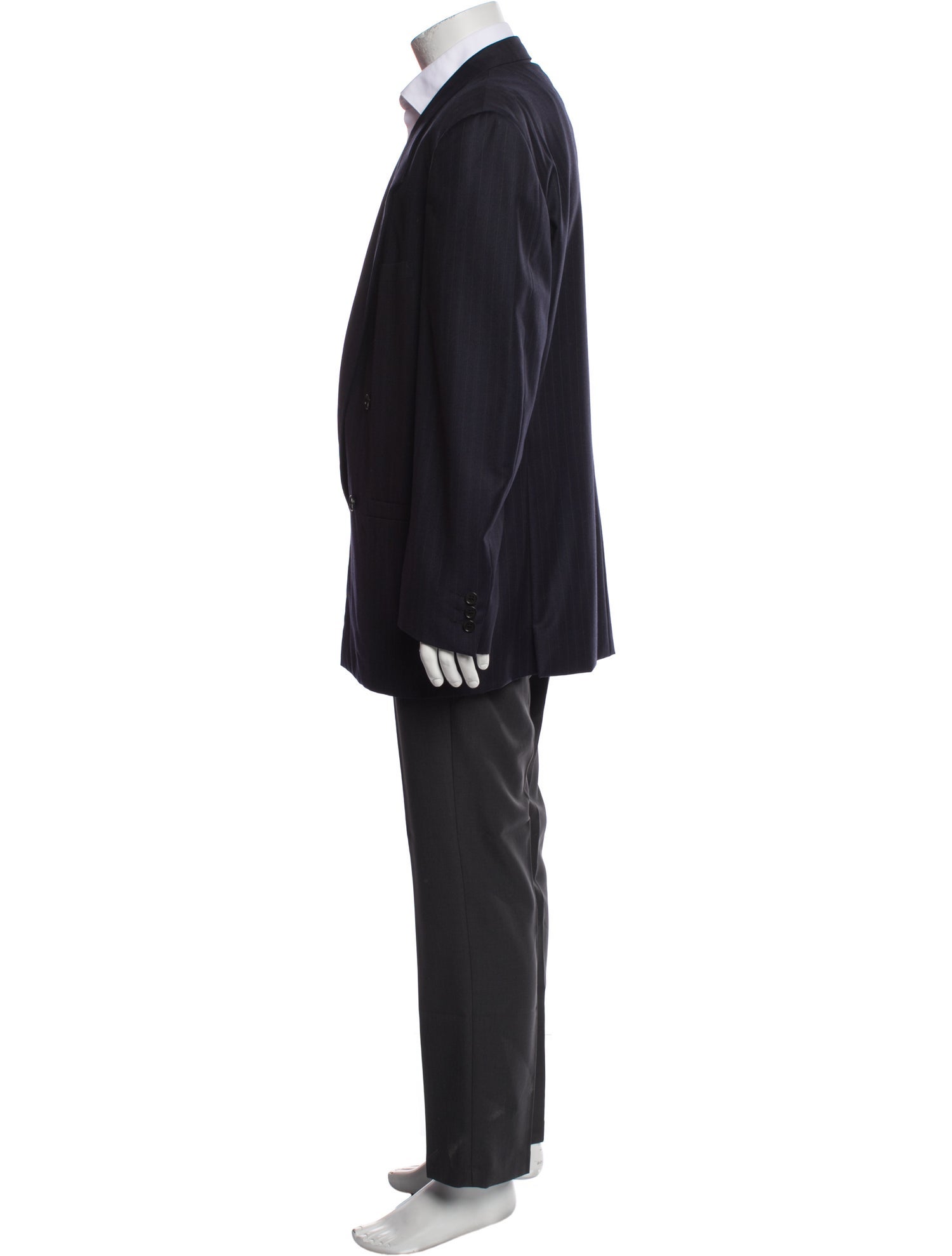 Gianni Versace Pinstripe Wool Blazer