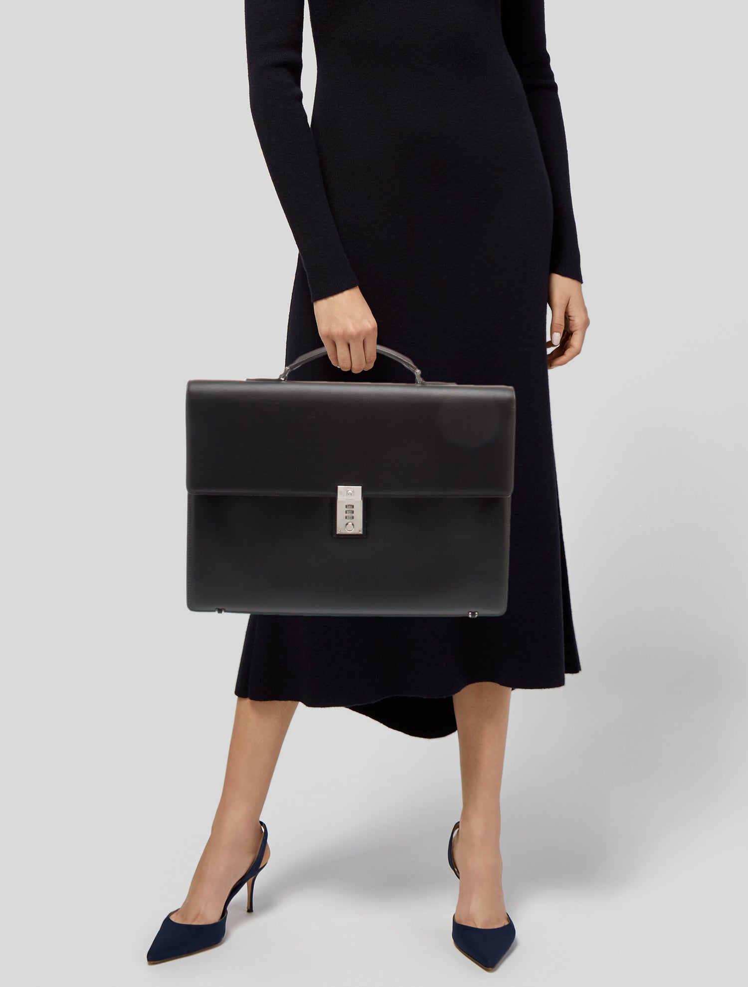 Gianni Versace Medusa Briefcase Vintage