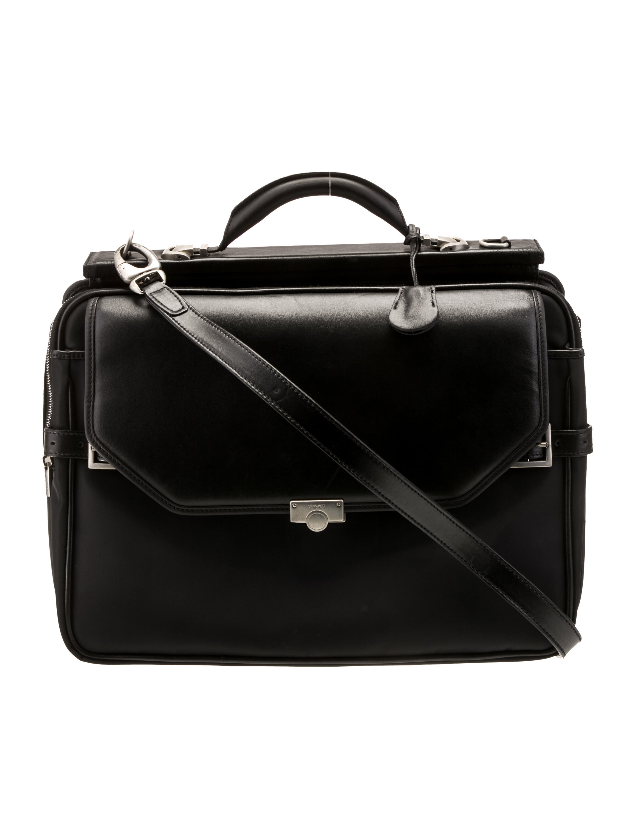 Gianni Versace Nylon Briefcase Vintage