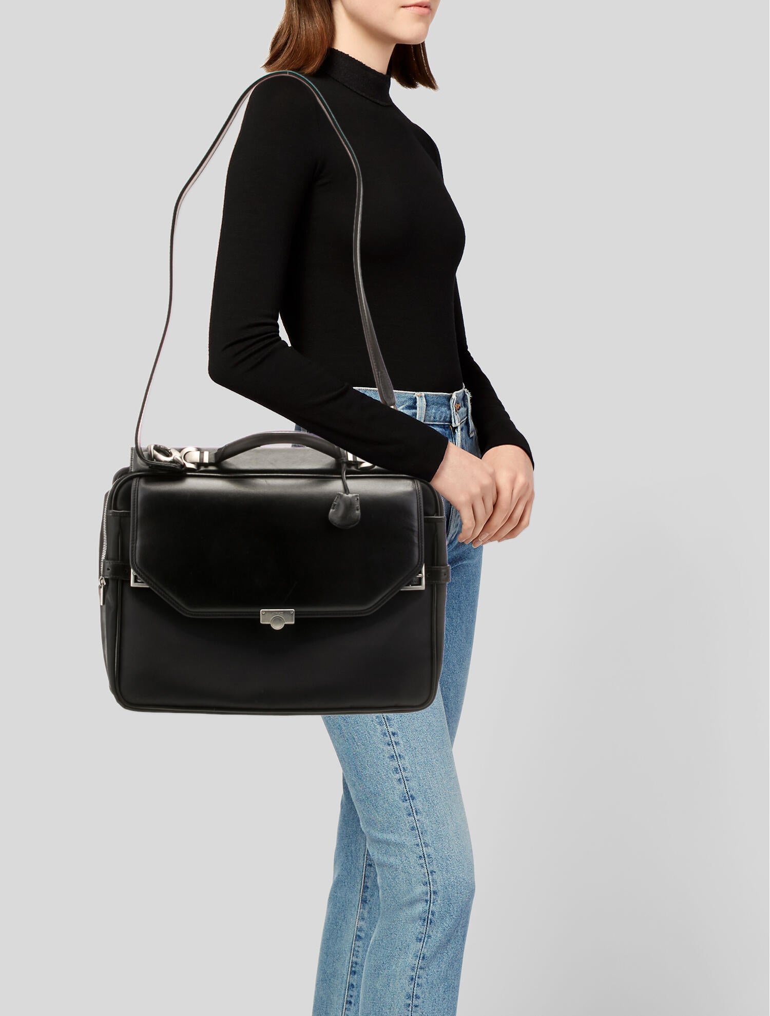 Gianni Versace Nylon Briefcase Vintage