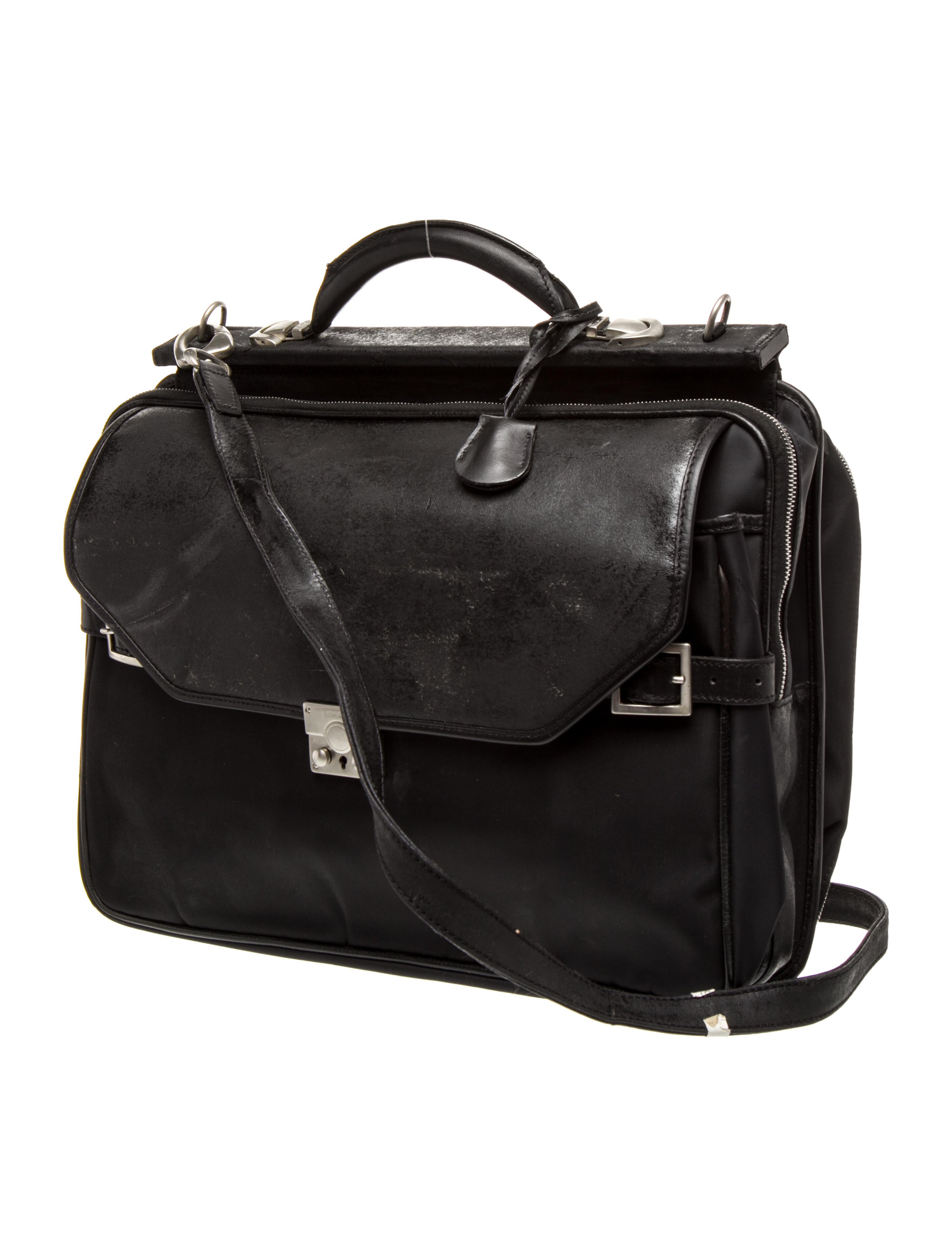 Gianni Versace Nylon Crossbody Bag