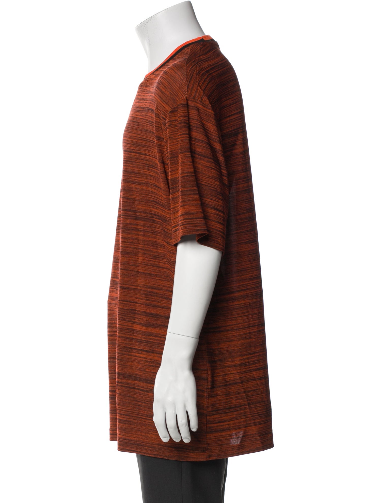 Versace Striped Crew Neck T-Shirt