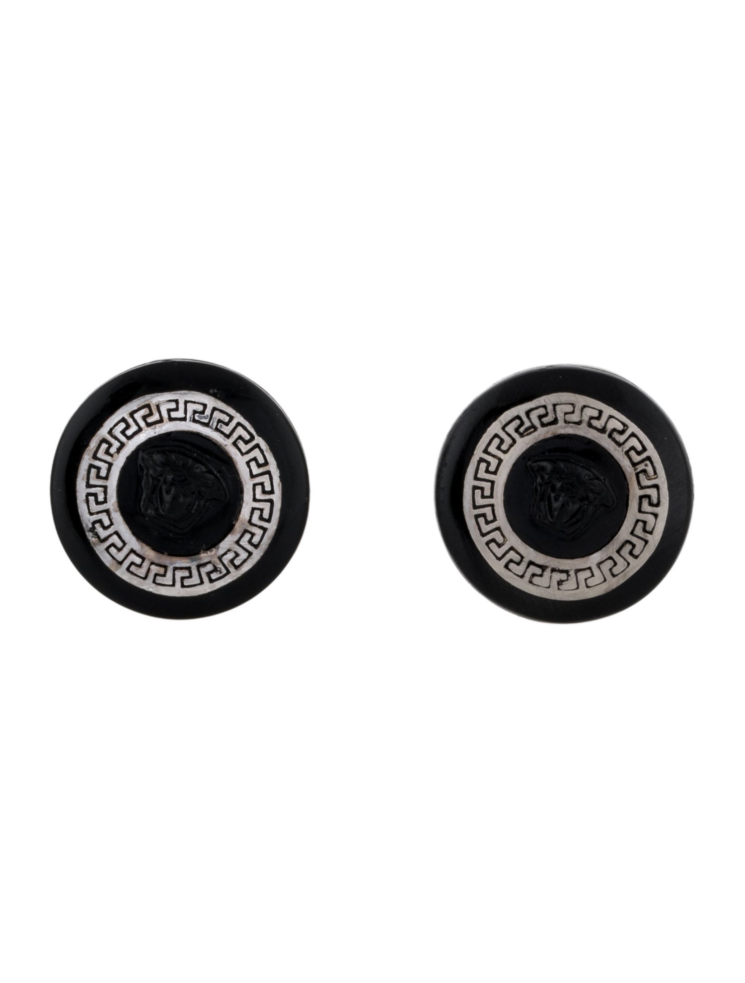 Gianni Versace Enamel Medusa Cufflinks